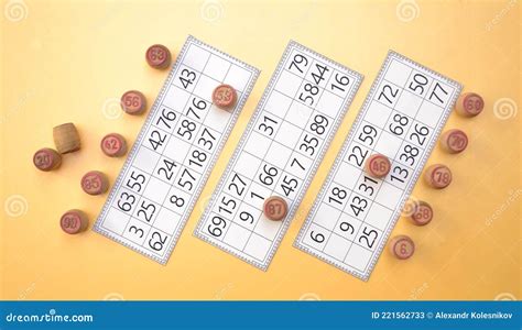lotto game cards.